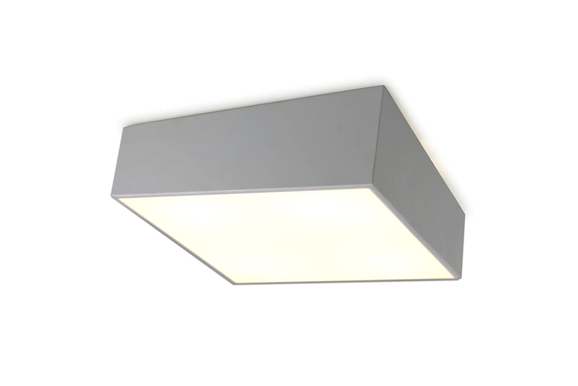 M6163  Mini  Flush Ceiling Square 5 Light Silver